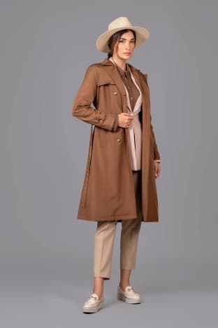 بارانی بلند زنانه کد RAT 6206027