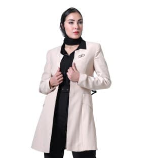 مانتو زنانه کرم روشن