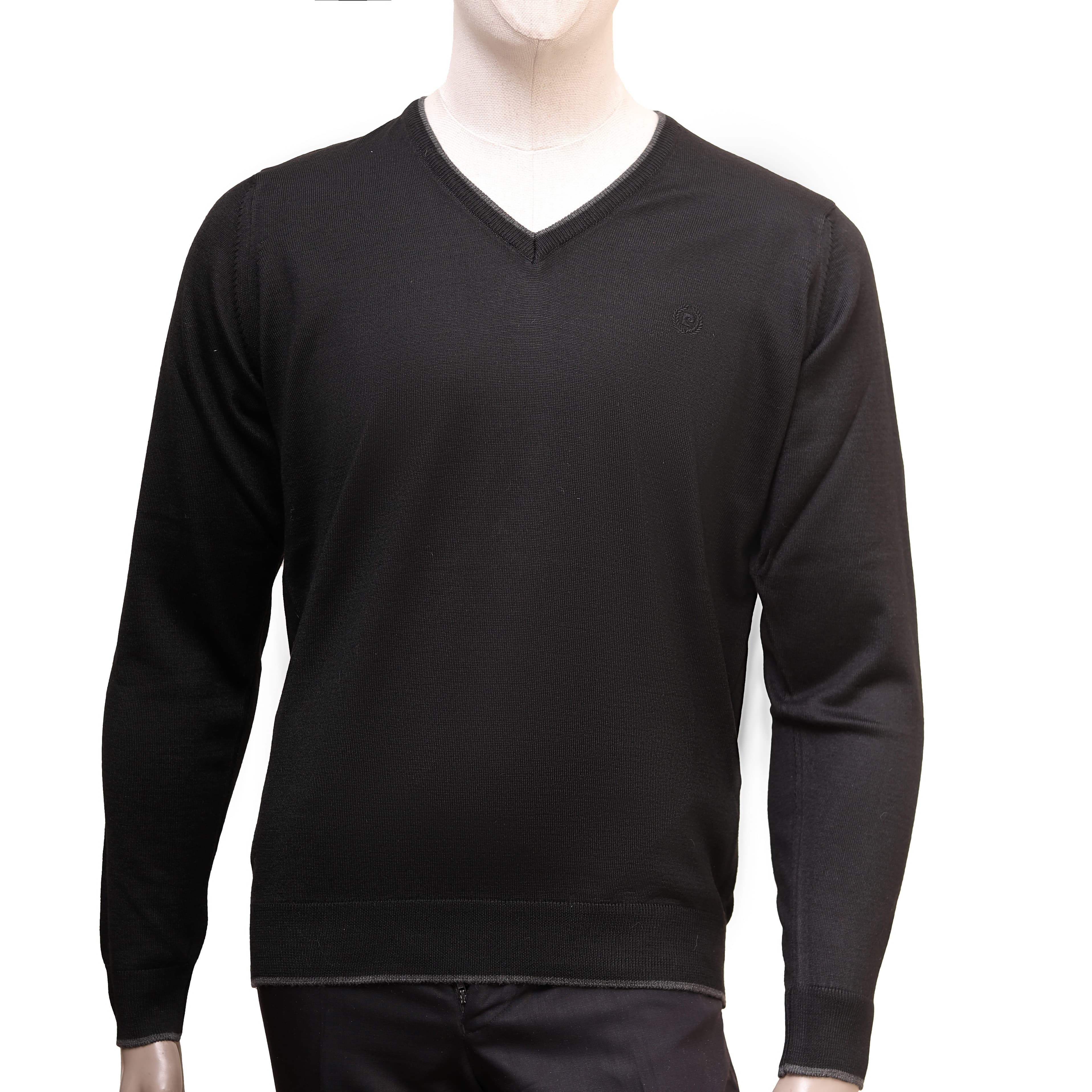 پلیور یقه هفت مردانه – مدل بافت ریز