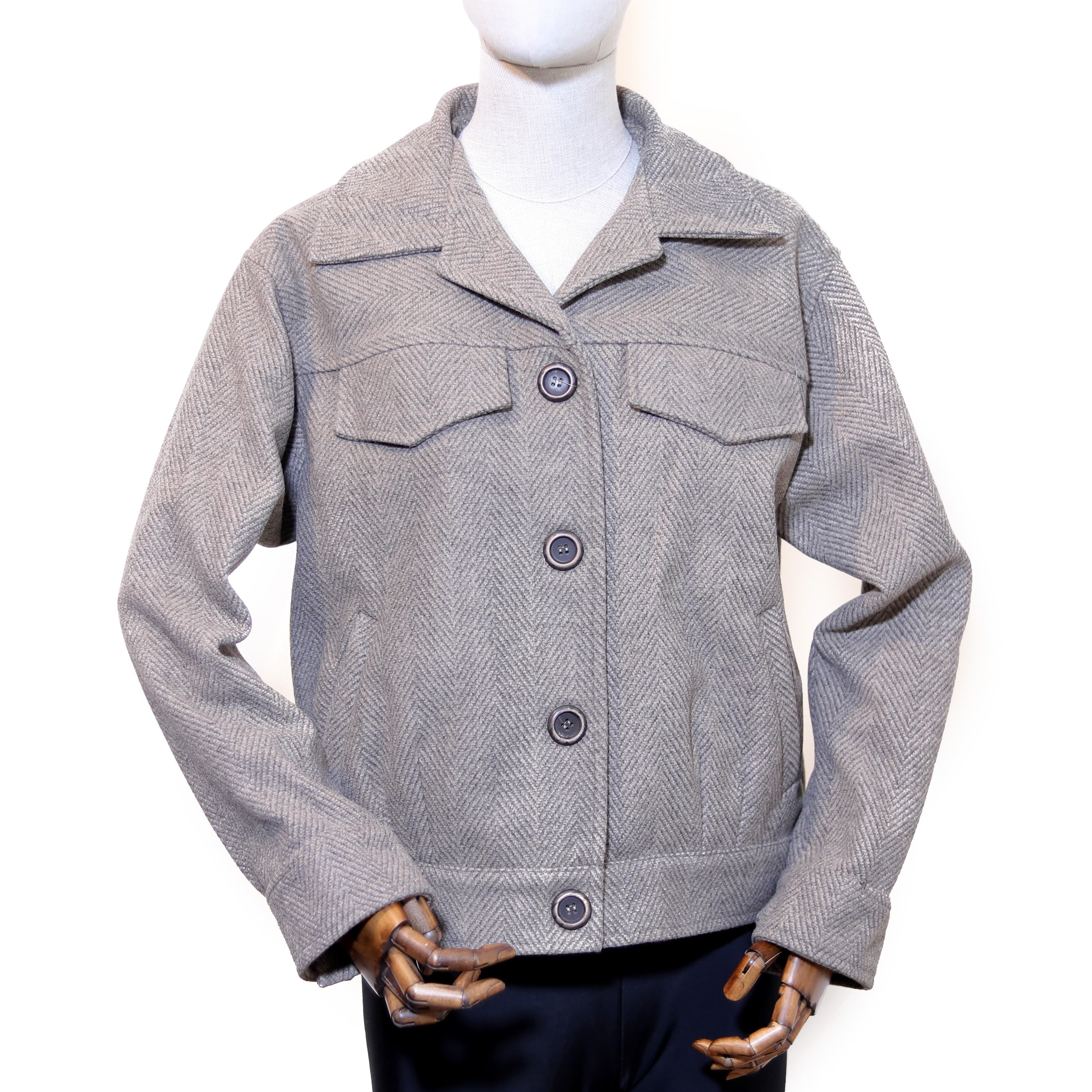 شکت زمستانی زنانه طرح هِرینگ‌بون