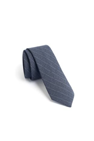 کراوات مردانه  راه راه خاکستری