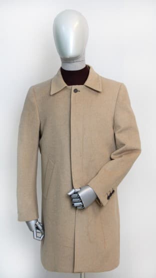 پالتو یقه پیراهنی کرم